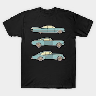 Blue Classic Cars T-Shirt